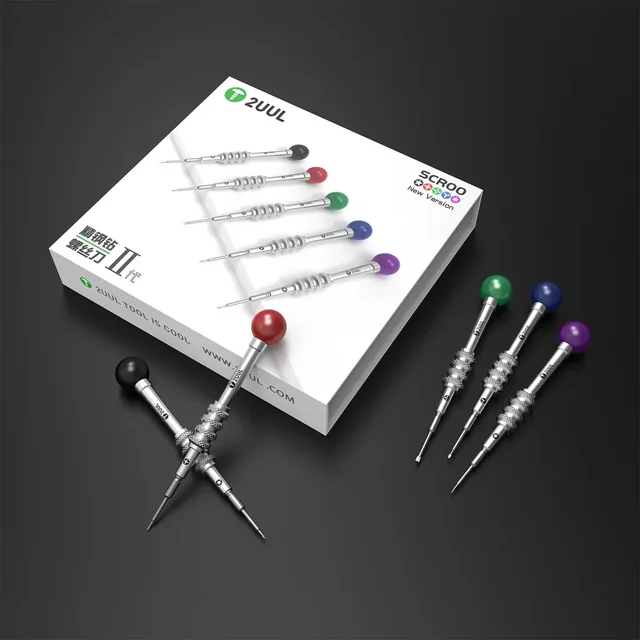 طقم مفكات 2UUL SD92 (الإصدار الجديد) – 5 مفكات احترافية لكل أنواع الهواتف (Scroo Series) 6