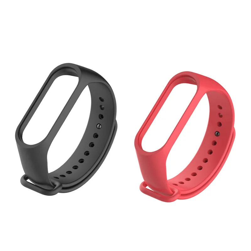 ตัวเลือกสินค้า สายนาฬิกา Mi Band 7/6/5/4/3 ซิลิโคน ยืดหยุ่น ใส่สบาย