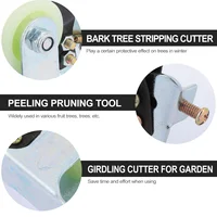 Adjustable Peeler Bark Ring Knife Tree Iron Manganese Steel Girdling for Garden Fruit 2