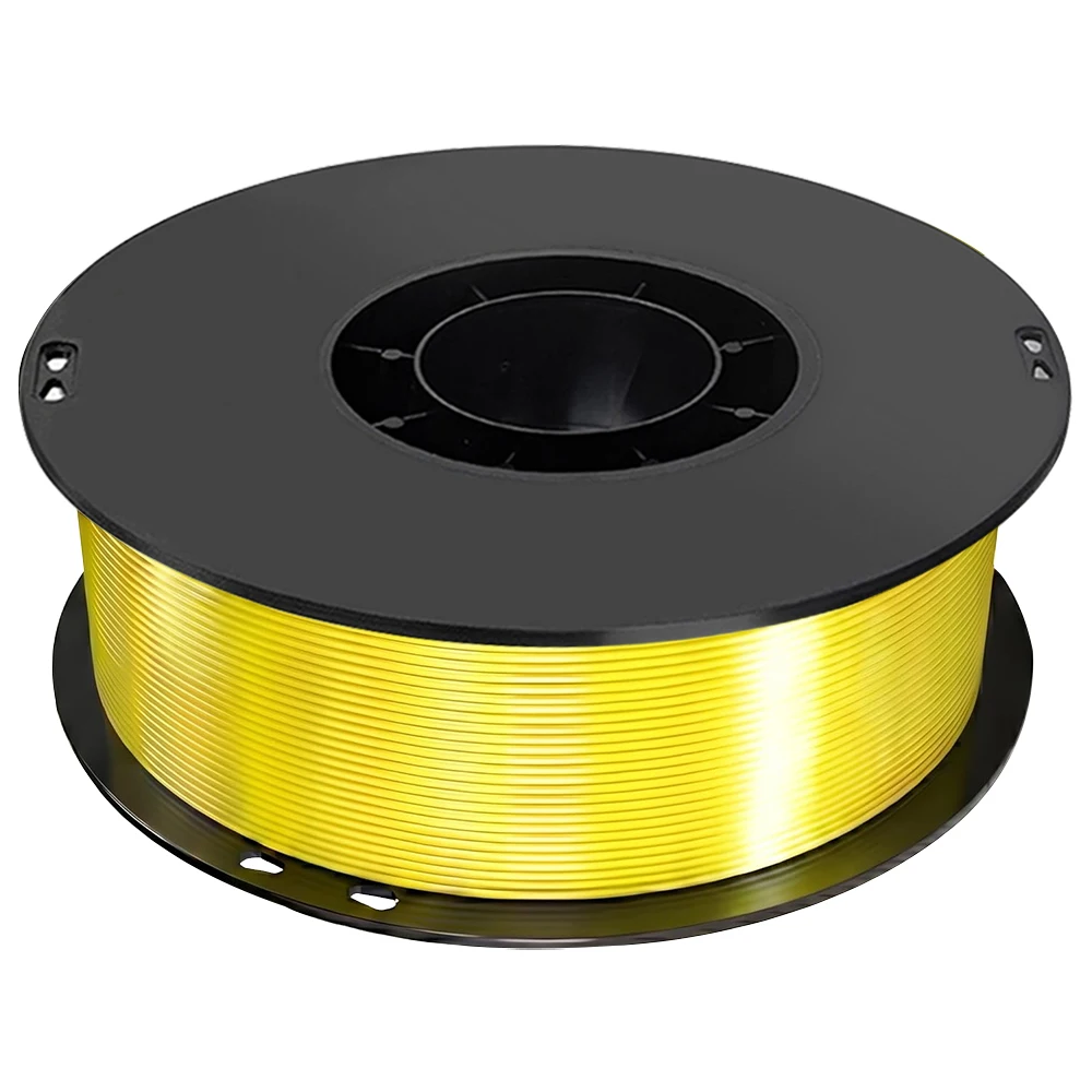 250g 500g 1Kg 3D 프린터 필라멘트 PLA 실크 옐로우 1.75mm 3D 프린터용 재료 pla 옐로우 실크 필라멘트 와이어 진공 포장