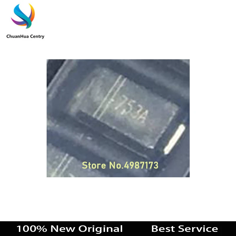 

100 Pcs/Lot 1SMA4753A 753A 36V SMA New and Original In Stock