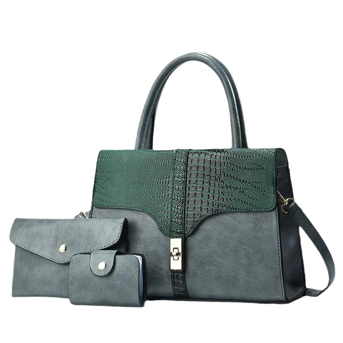 Europe and the United States atmospheric three-piece set mother handbag Mother bag high quality fashion crossbody bag hold bag c