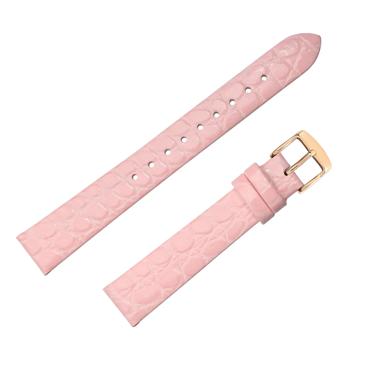 BISONSTRAP Genuine Leather Watch Band for Ladies Women 8mm 10mm 12mm 14mm 16mm 18mm 19mm 20mm Replacement Strap Stainless Buckle