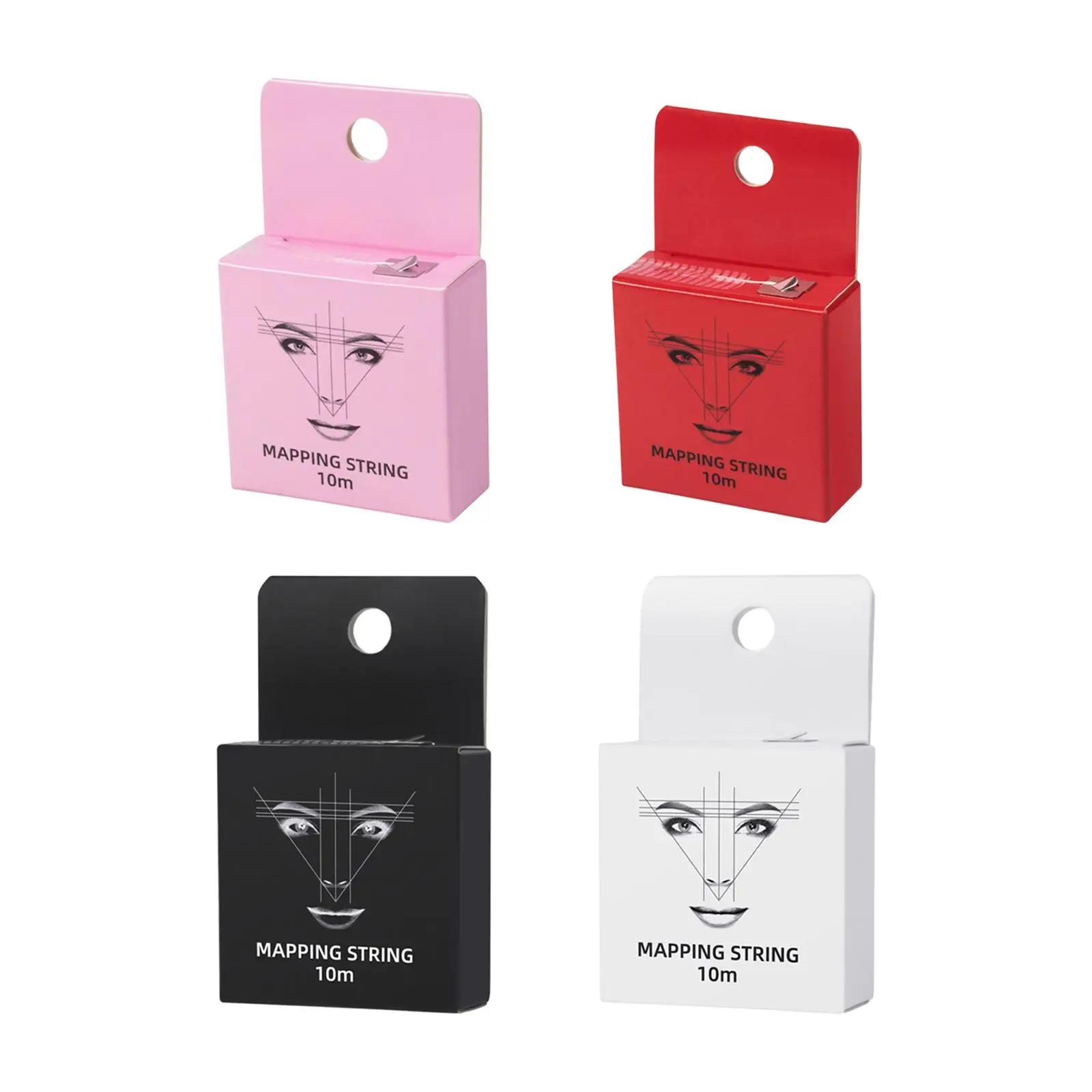 

10 м Предварительно встраиваемые картриджи, инструмент для измерения резьбы бровей, бровей