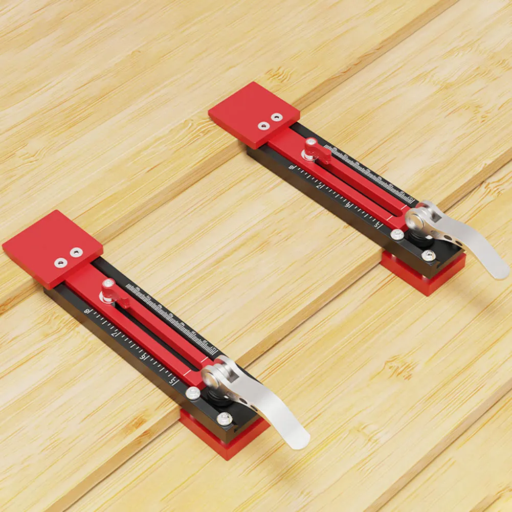 조정 가능한 벽 패널 게이지 사이딩 설치 도구, 이중 체중계 메트릭/임페리얼 도구, DIY 목공 도구, 2 개