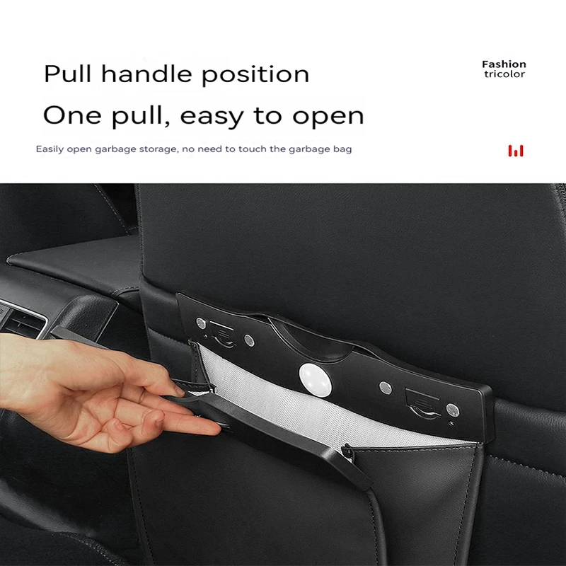 Special garbage bag for car rear seats leather storage bag For Hong Qi H5 H9 HS5 E-QM5 L5 L9