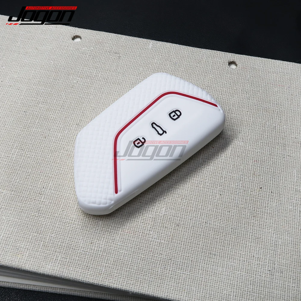 Silicone Car Key Case Fob Holder Cover Trim For VW Golf 8 Mk8 GTI GTD R ID3 ID4 Car Accessories key case key case cover car key shell