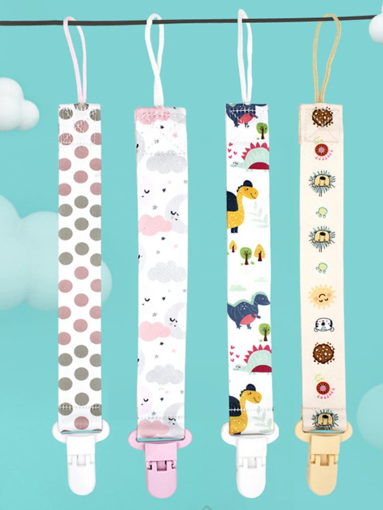 1 Pcs Adjustable Baby Pacifier Clip Chain Cotton Linen Baby Pacifier Soother Nipple Holder Clasps Dummy Attache Feeding pacifier clip pacifier chain stroller accessories pacifier accessories baby silicone accessories