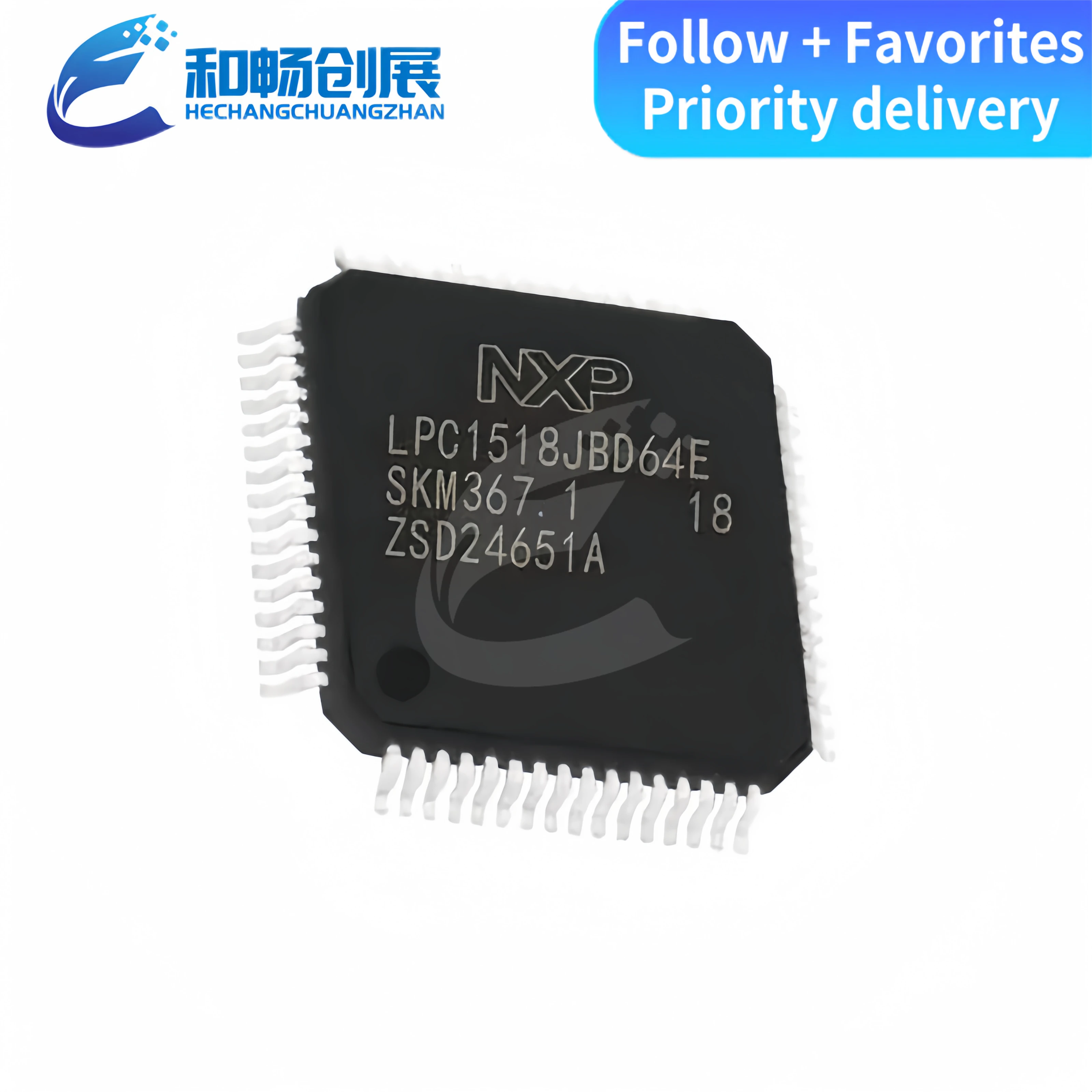 

LPC1518JBD64E LPC1518 LQFP64 ARM микроконтроллер-MCU оригинальная фотография