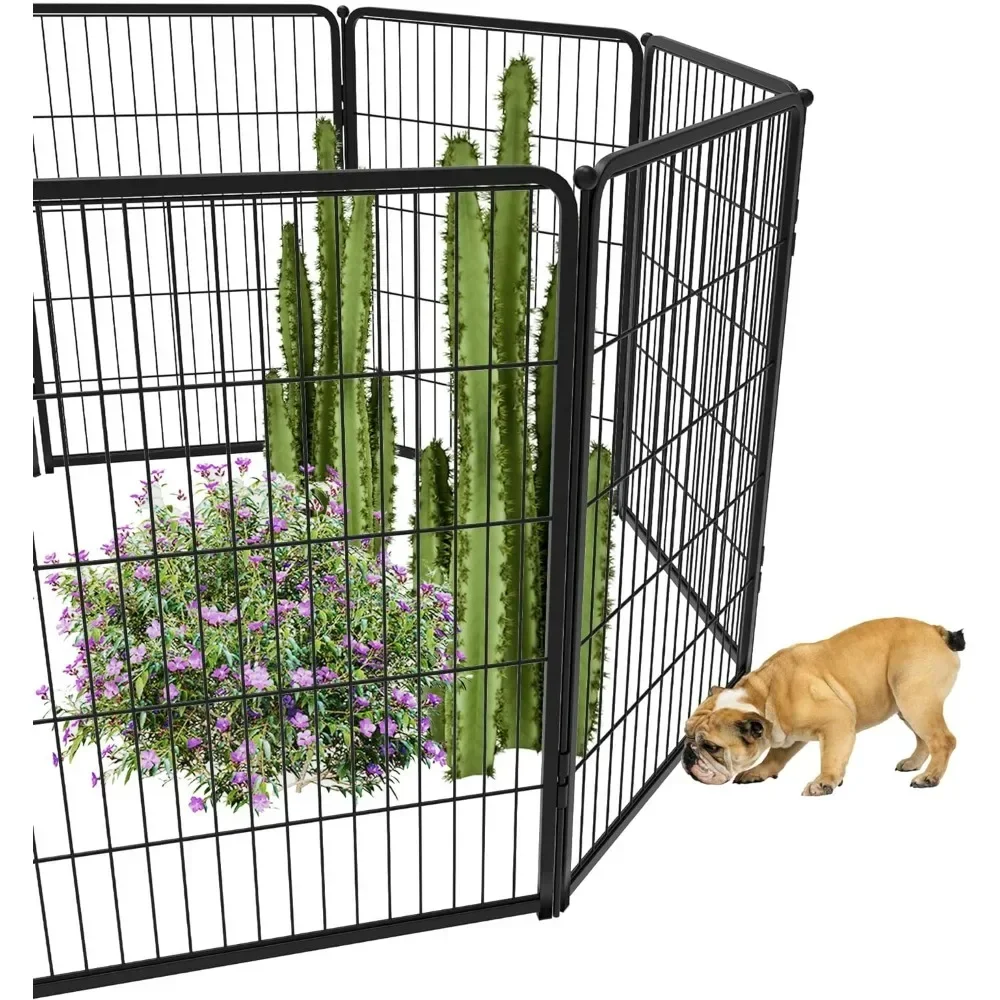 

Garden Fence Dog Fence for The Yard 40inch High 72ft Long in Total Landscape Edging Heavy Duty Metal Privacy Flower Bed Supplies