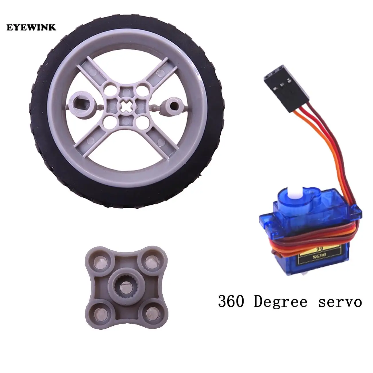 SG90 Power Kit 9G 360 Degree Continuous Rotation Servo With Servo Wheel