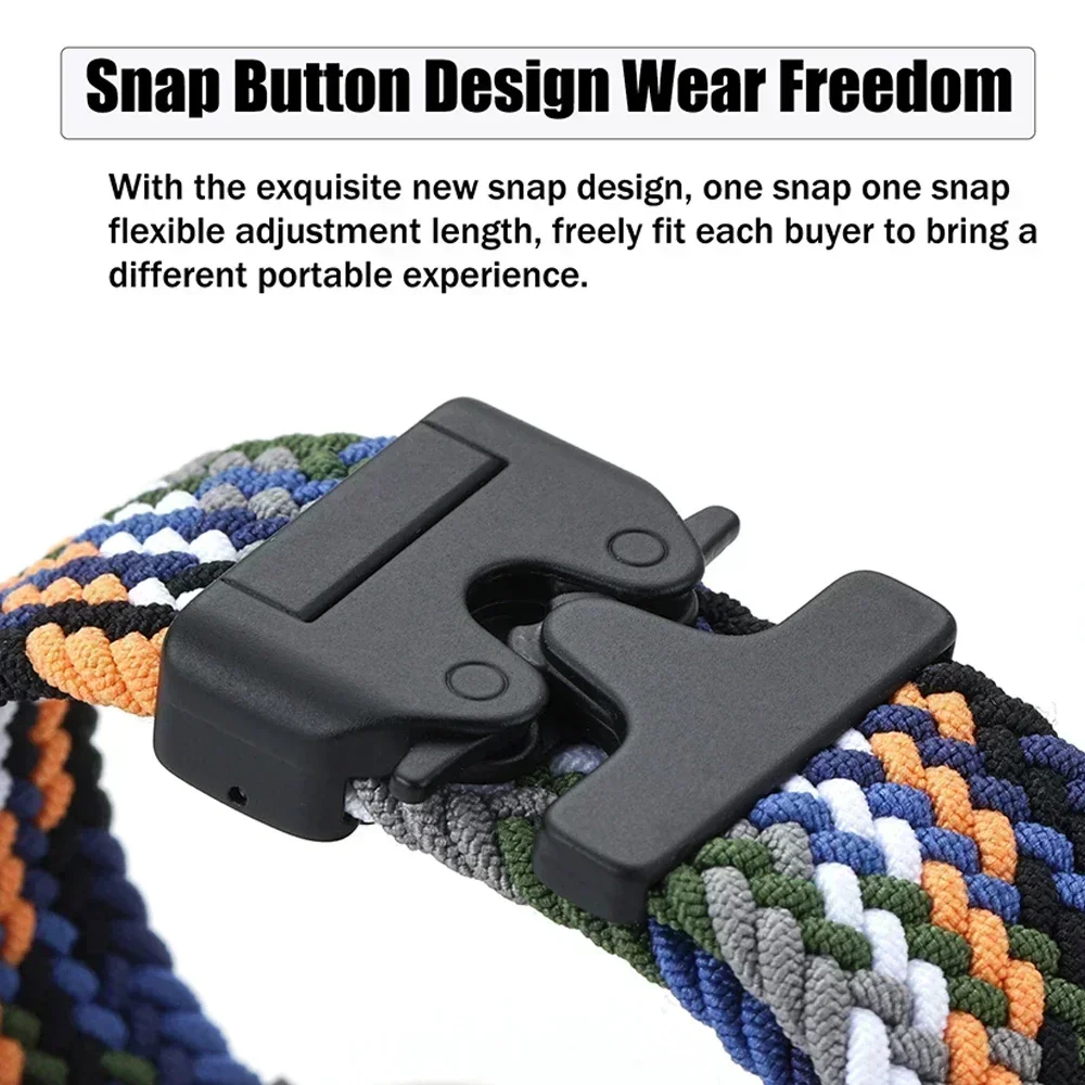 Geflochtene Armbänder für Huami Amazfit Active Max 48mm/Active 2 20 22mm Nylon-Sportarmband für Amazfit BALANCE 2/Bip 6 5 UNITY Armband – Detail 19