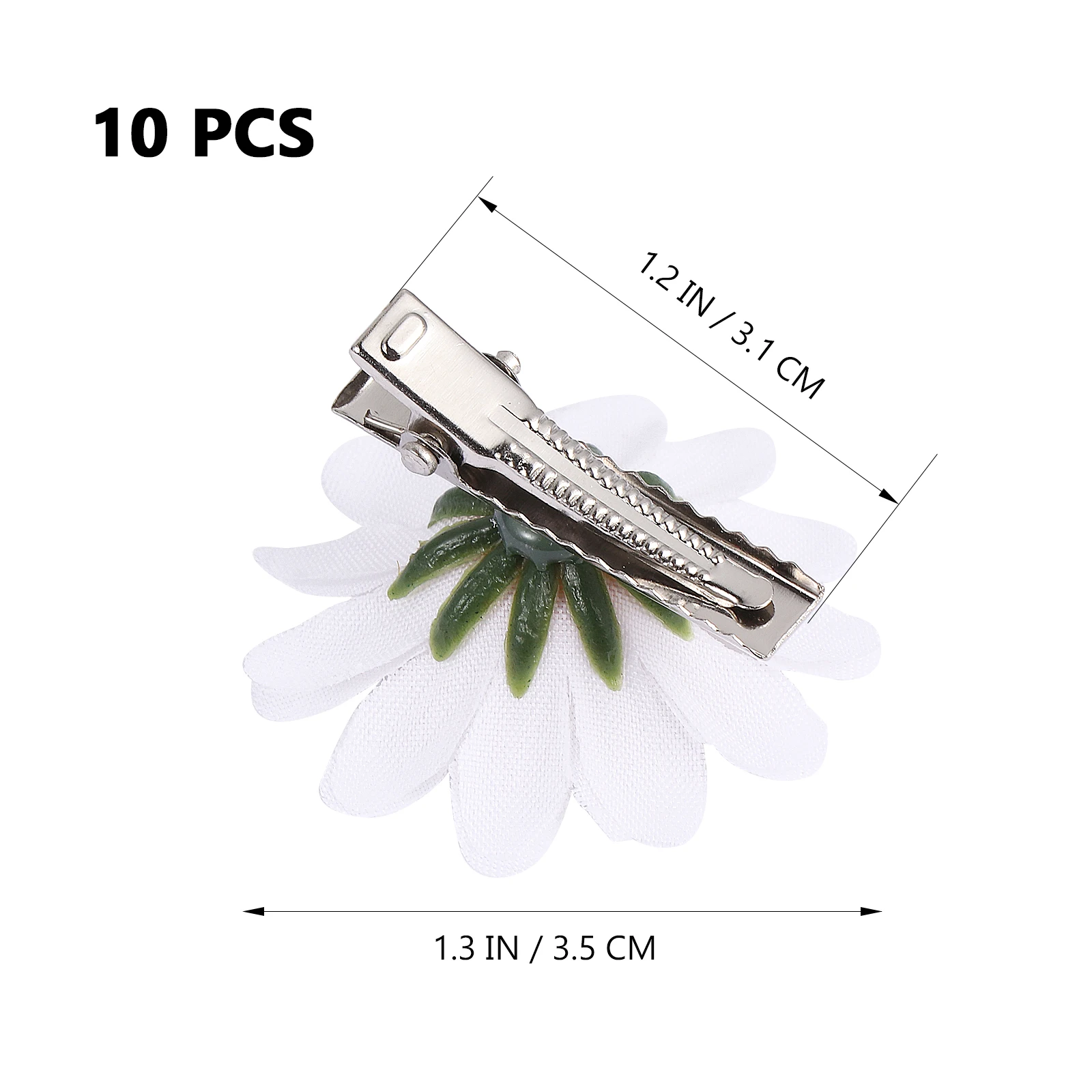 10pcs Daisy Hair Clips Sunflower Fresh Hair Barrettes Clips for Ladies Girls Wedding Party Decoration Styling Accessories hair clips hair accessories