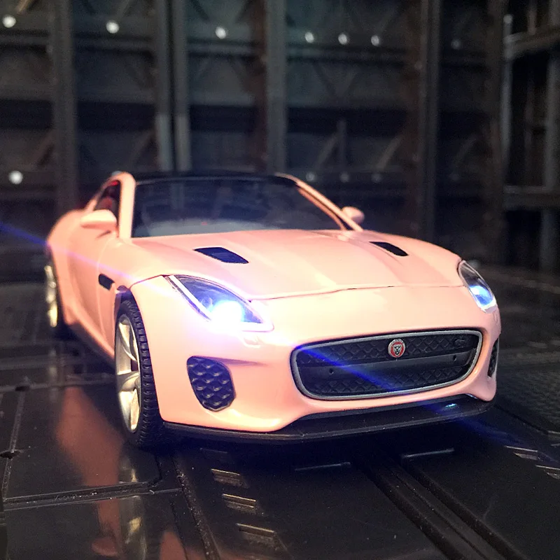 Flying Jaguarjaguar F-type 1:32 Diecast Alloy Model - Sound & Light, Pull  Back Toy