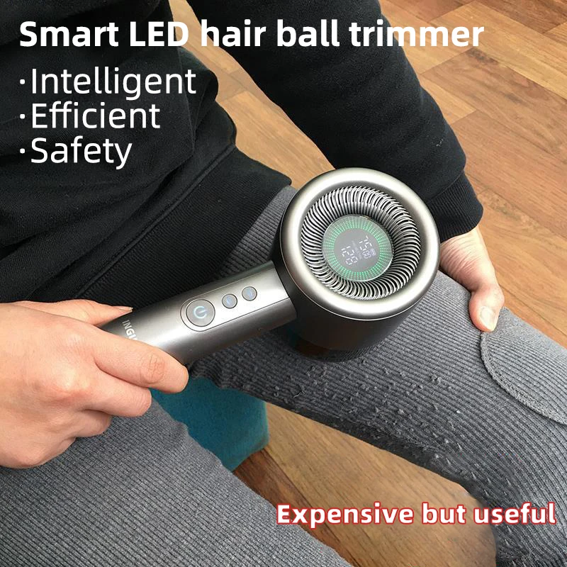 4000mAh Intelligent Lint Remover Spool Machine LCD  5-gear Pellet LED Lighting Hairball Trimmer Clothes Electric Lint Remover 2