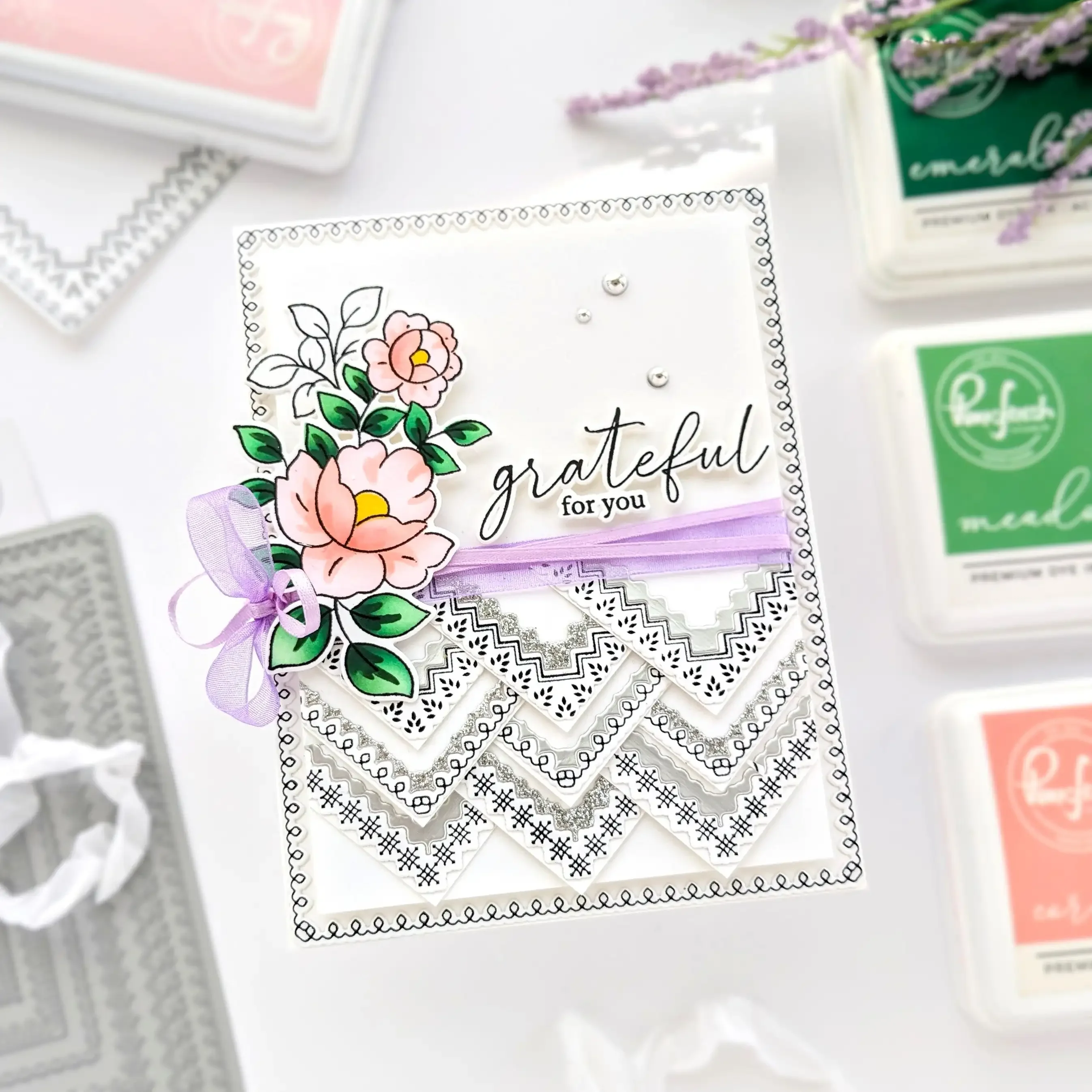 June Pinkfreshs Cutting Dies Stamps Stencil Hot Foil Scrapbook Diary Decoration Stencil Embossing Template DIY Greeting Card