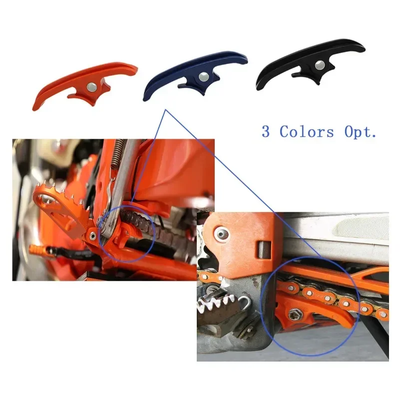 

Motorcycle Guide Chain Slider Brake Hose Clamp Off Road Dirt Bike Enduro Swingarm For KTM SX SXF XC 125 150 250 350 300 450