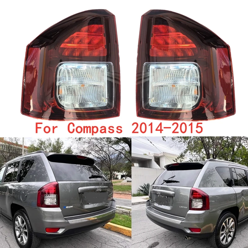 

Задний задний фонарь для Jeep Compass 2014 2015, задний бампер, задний стоп-сигнал, тормозной фонарь Oem 5272908AA 5272909AB