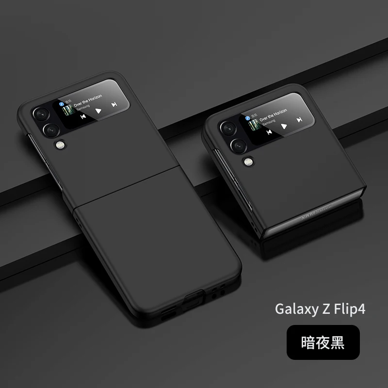 

For Samsung Galaxy Z Flip 4 3 ZFlip4 Case Luxury Ultra Thin Skin-friendly Matte Folding Shockproof Protection PC Hard Back Cover