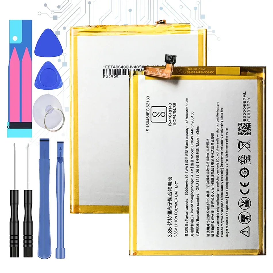 

NEW 5000mAh Li3849T44P8h906450 Bateria for ZTE Blade A6020/ A6 Lite A0622 Smart Phone High Quality Battery + Track NO