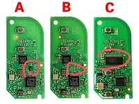 KEYECU รีโมทสมาร์ทคีย์ PCB ของแท้ 315MHz CA /434MHz CA CG สำหรับ BMW G Series G20 G30 G32 G11 G15 G29 N5F-ID21A / ID21B / ID21C 3