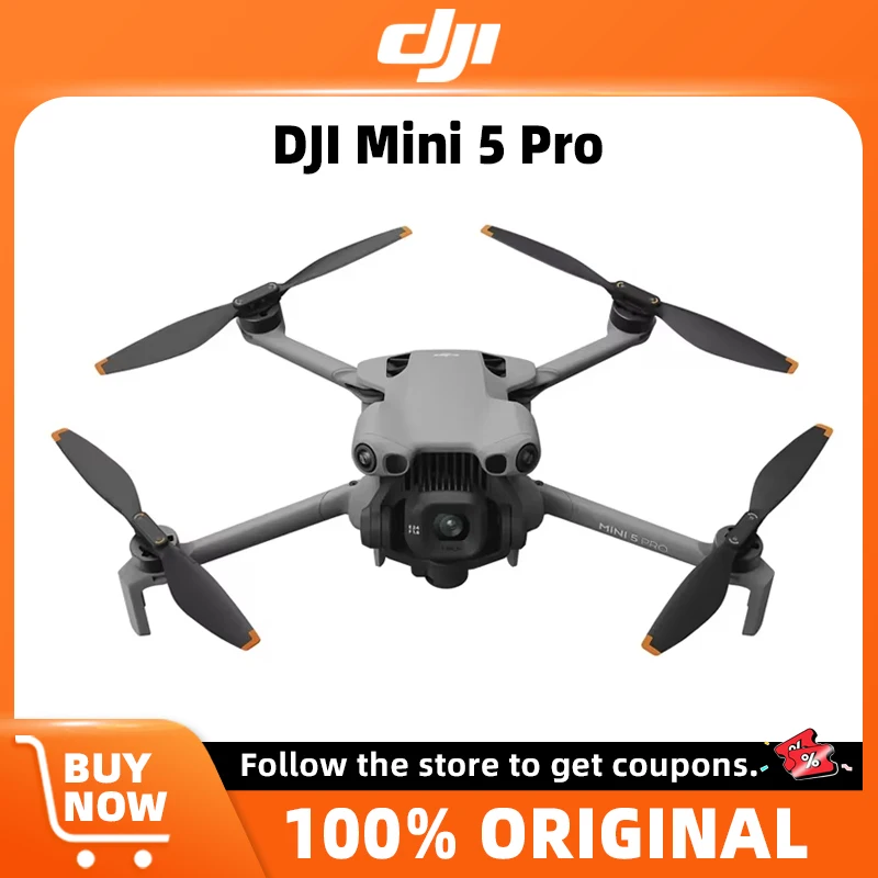 โดรนถ่ายภาพมือโปร DJI Mini 5 Pro กล้อง 1 นิ้ว ถ่ายกลางคืนได้คมชัด