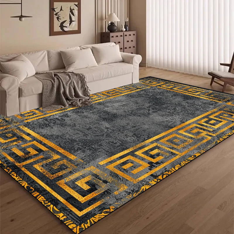 Nordic Luxury Large Carpets for Living Room Decoration Sofa Area Rugs Washable Coffee Tables Mat Non-slip Bedroom Lounge Rug 2
