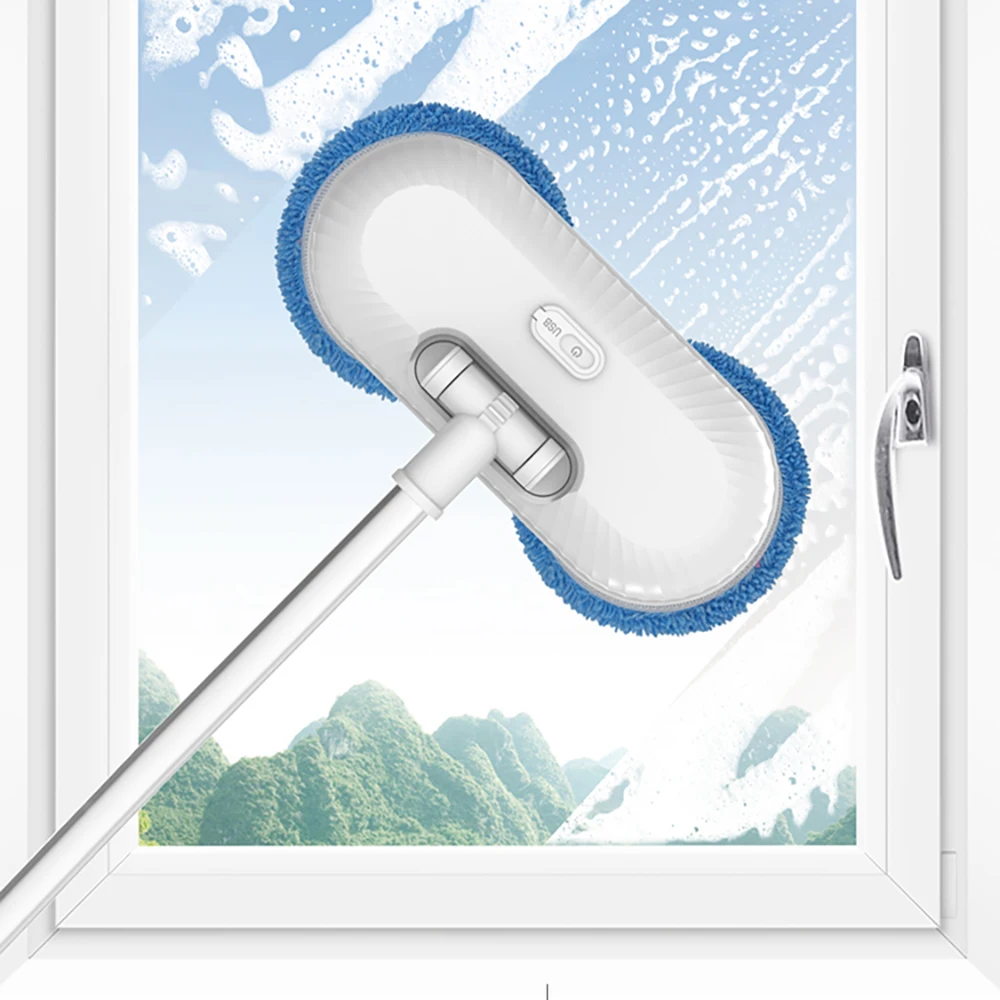 Window Cleaning Robot High Suction Electric Window Floor Ceiling Wall Cleaner Robot Anti-falling USB Charging Cleaner For Home 1