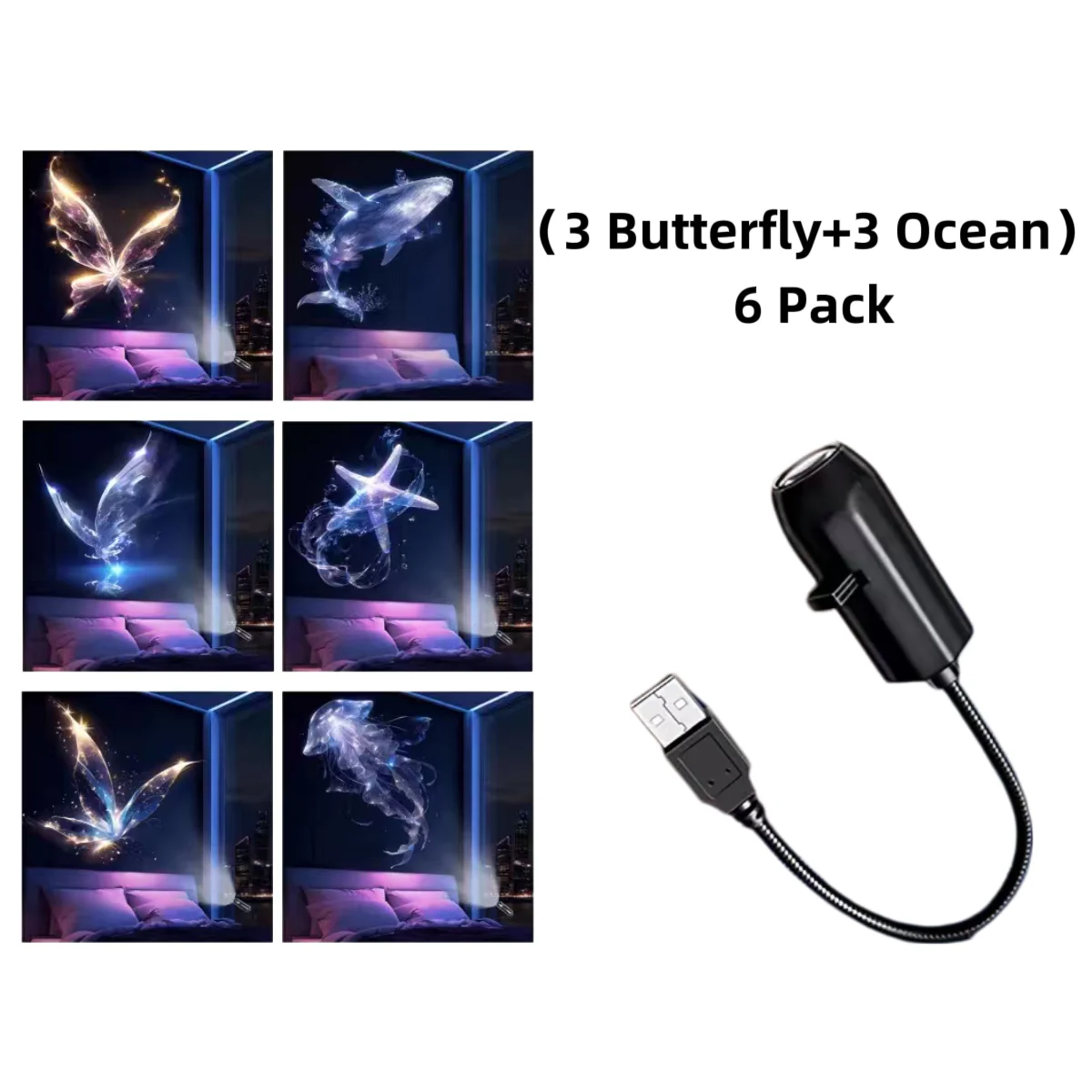 USB LED Star Galaxy Projector Lamp Moon Earth Wall Ceiling Decor Lighting Switchable Pattern Projection Night Light for Bedroom