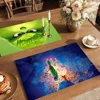 How The D-Green Of Monster G-Grinch Table Drain Pad Tabletop Absorbent Draining Mat Tableware Mats Placemats for Table Decor 6