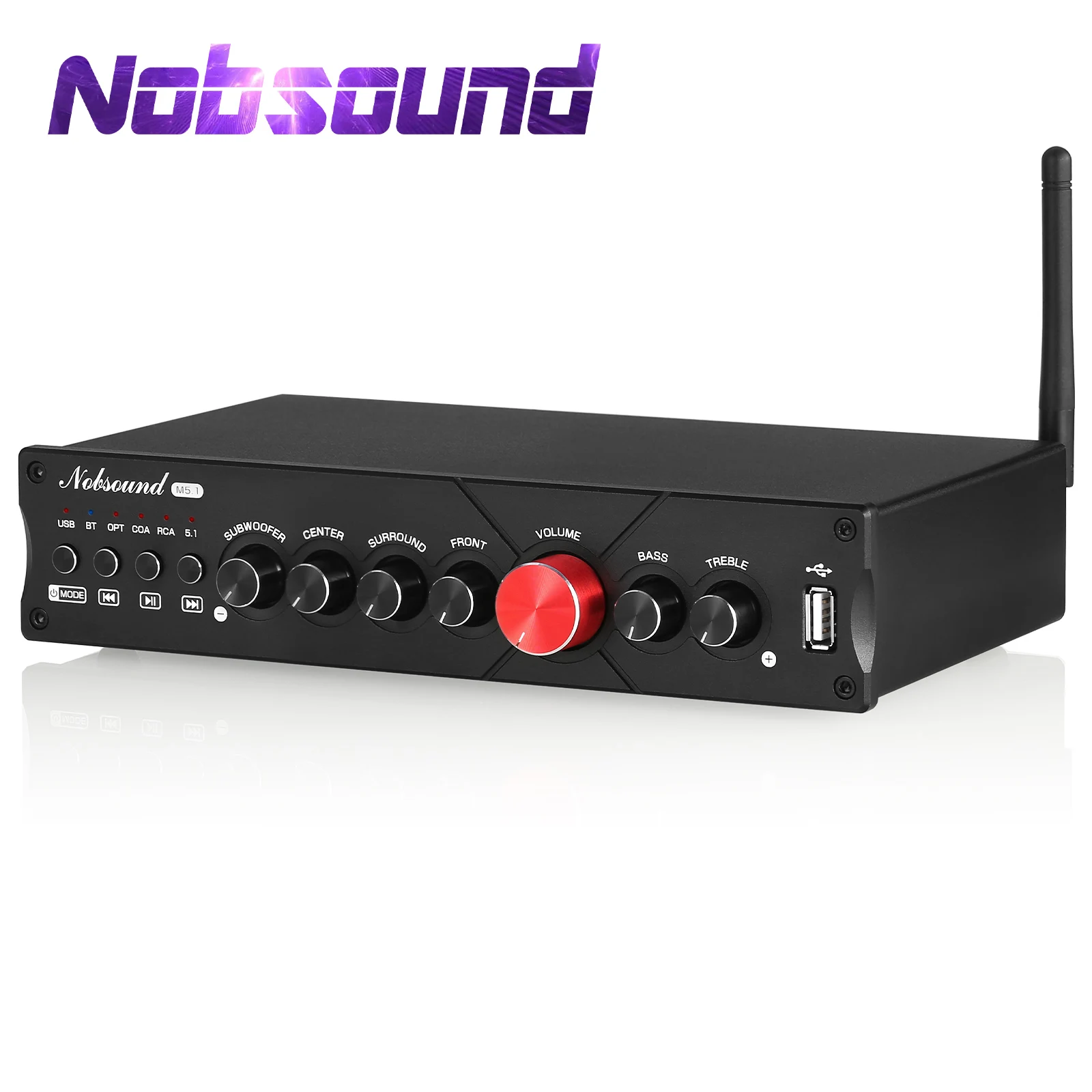 Nobsound-miniamplificador De Audio Digital Tpa3116, Bluetooth 5,0,  Amplificador De Potencia Estéreo Hifi Clase D, 100w X 2, Para Altavoces  Domésticos - Amplificadores De Home Cinema - AliExpress