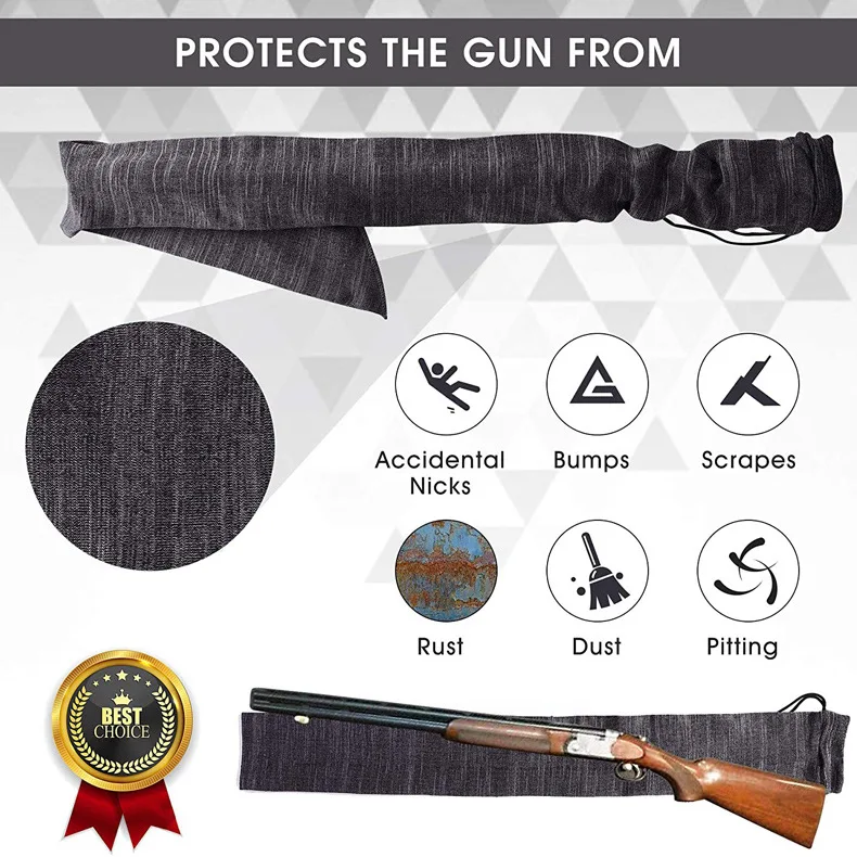 Description Picture 5 of itemSilicone treated gun holsters Polyester rifle shooting fishing rod protective cover Bag cover Hunting cover