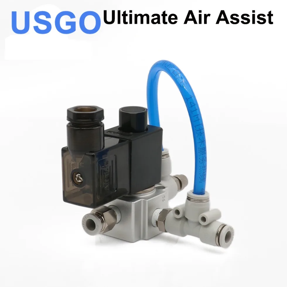 

Автоматический воздушный поток USGO, полный комплект Ultimate Air Assiast для CO2 лазерная резка, гравировальный станок