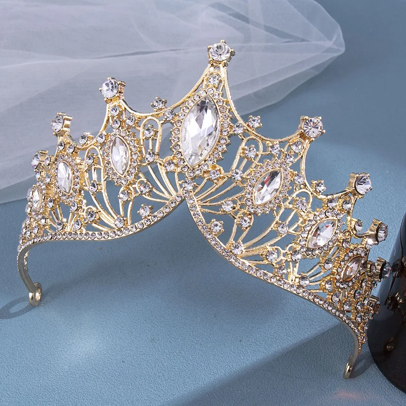 Set di diadema con strass Birthday Queen in oro rosa fascia