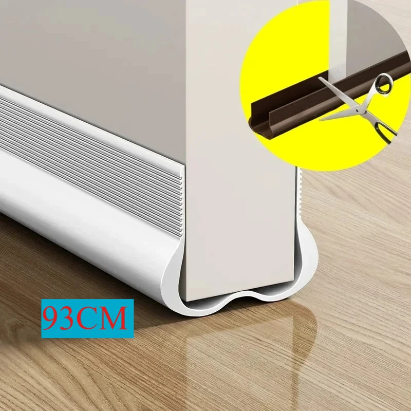Door Seal Strip PVC Flexible Under Door Draft Stopper Soundproof Gasket Weatherstrip