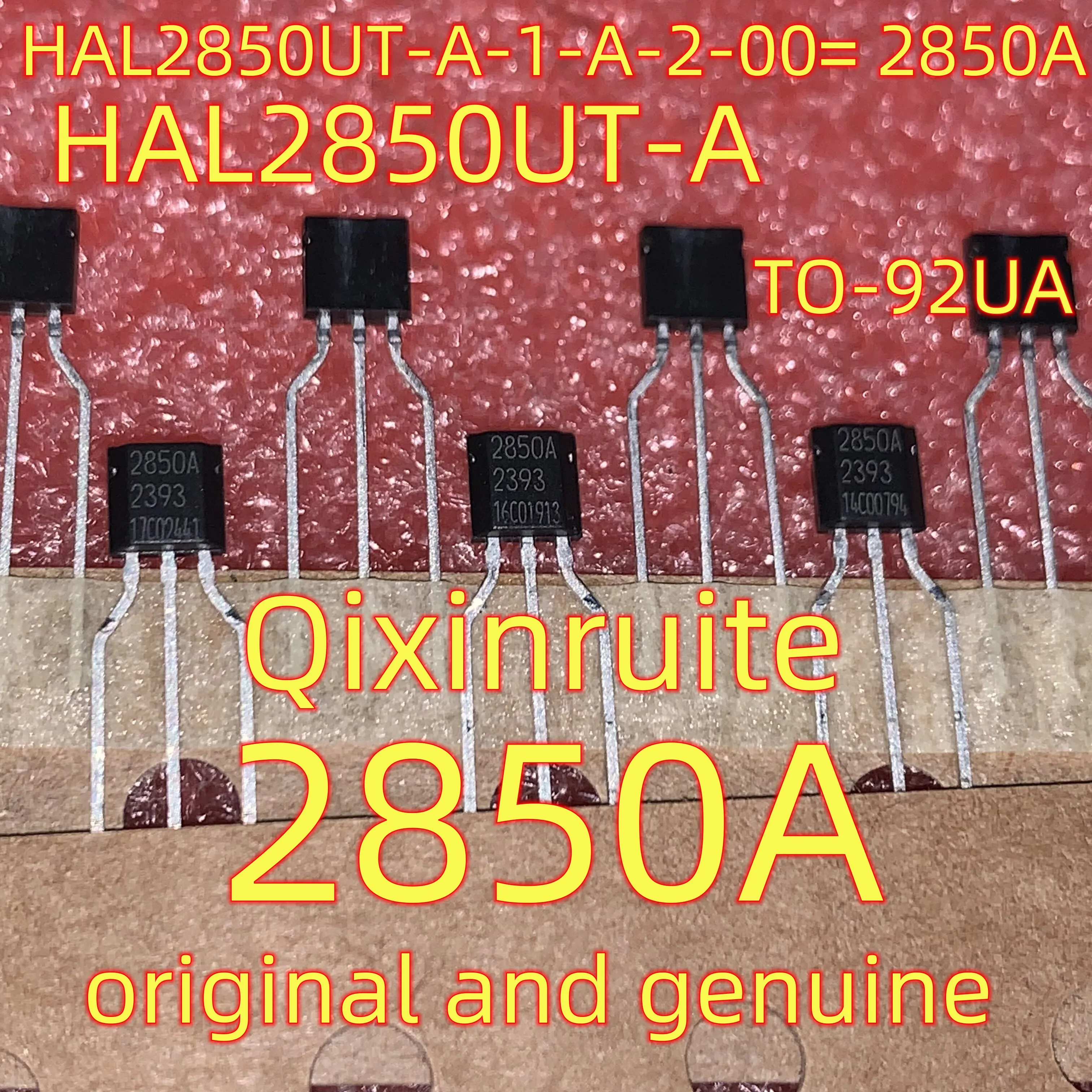 

Qixinruite HAL2850UT-A-1-A-2-00 HAL2850UT-A silkscreen 2850A программируемый линейный датчик холла IC оригинальный и оригинальный