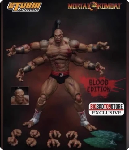 סטורם קולקטיבליס 1/12 מורטל קומבט גורו - גרסאות סטנדרטיות ודמויות דם (שתי פסלי ראש) מודל קלאסי של צעצועי אנימה