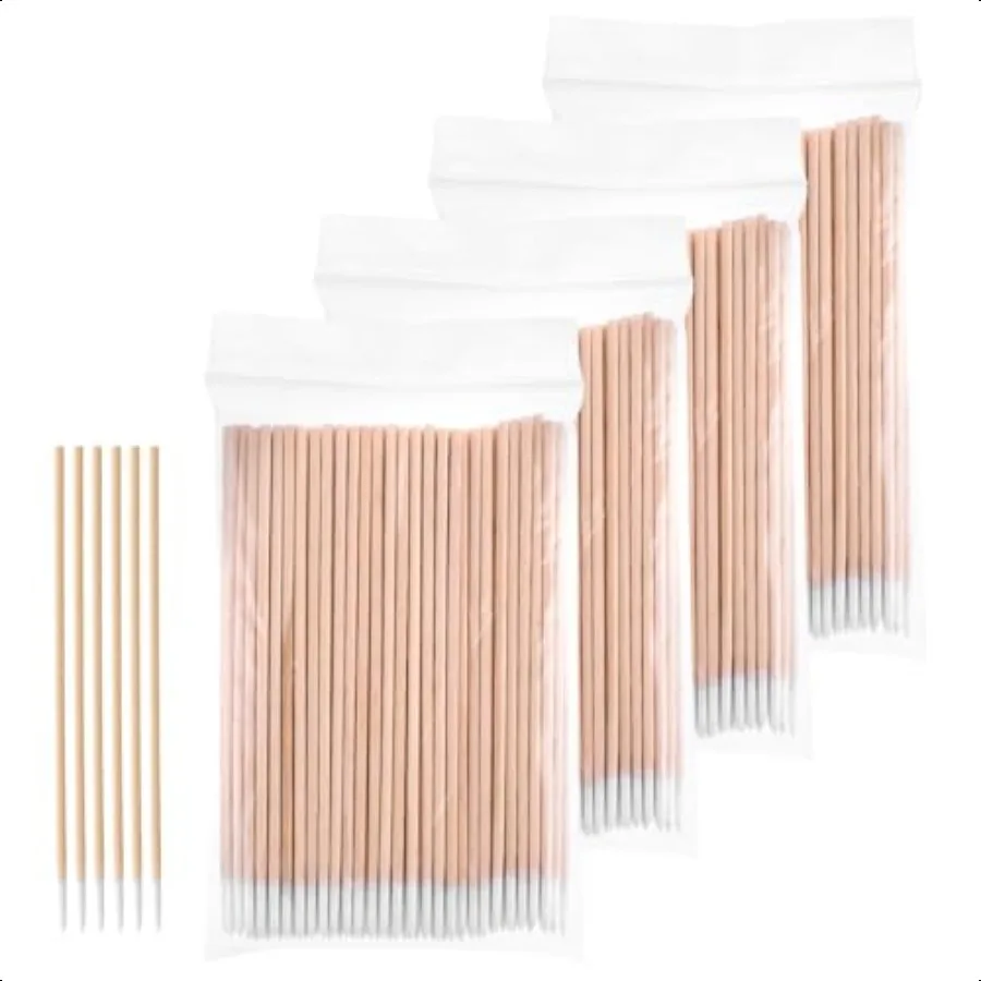 400PCS Precision Cotton Swabs for Makeup and Nail Care