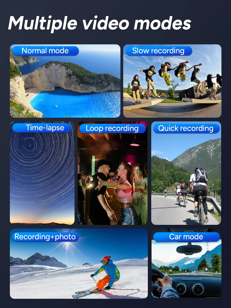 SJCAM SJ6 Pro 4K 60FPS Dual Screen Action Camera Waterproof Touch Screen Sport Cam WiFi Night Vision 6-Axis Gyro Stabilization 6