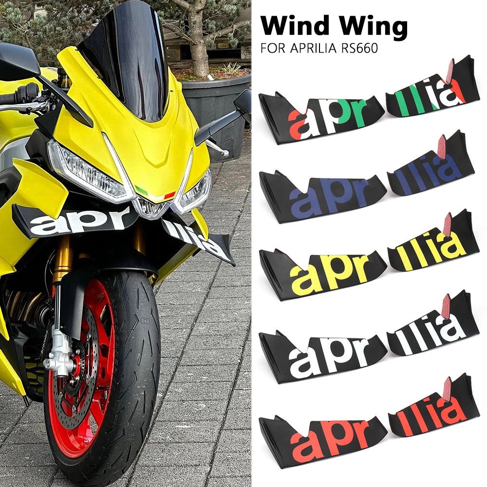 

New For Aprilia RS 660 rs660 rs 660 Motorcycle Windshield Wing Fairing Front Aerodynamic RS660 Spoiler Winglet