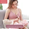 Cotton Nursing Bra Natural Color Summer Breathable Breastfeeding Bras for Women Maternity Bra Plus Size Pregnancy Clothes 1