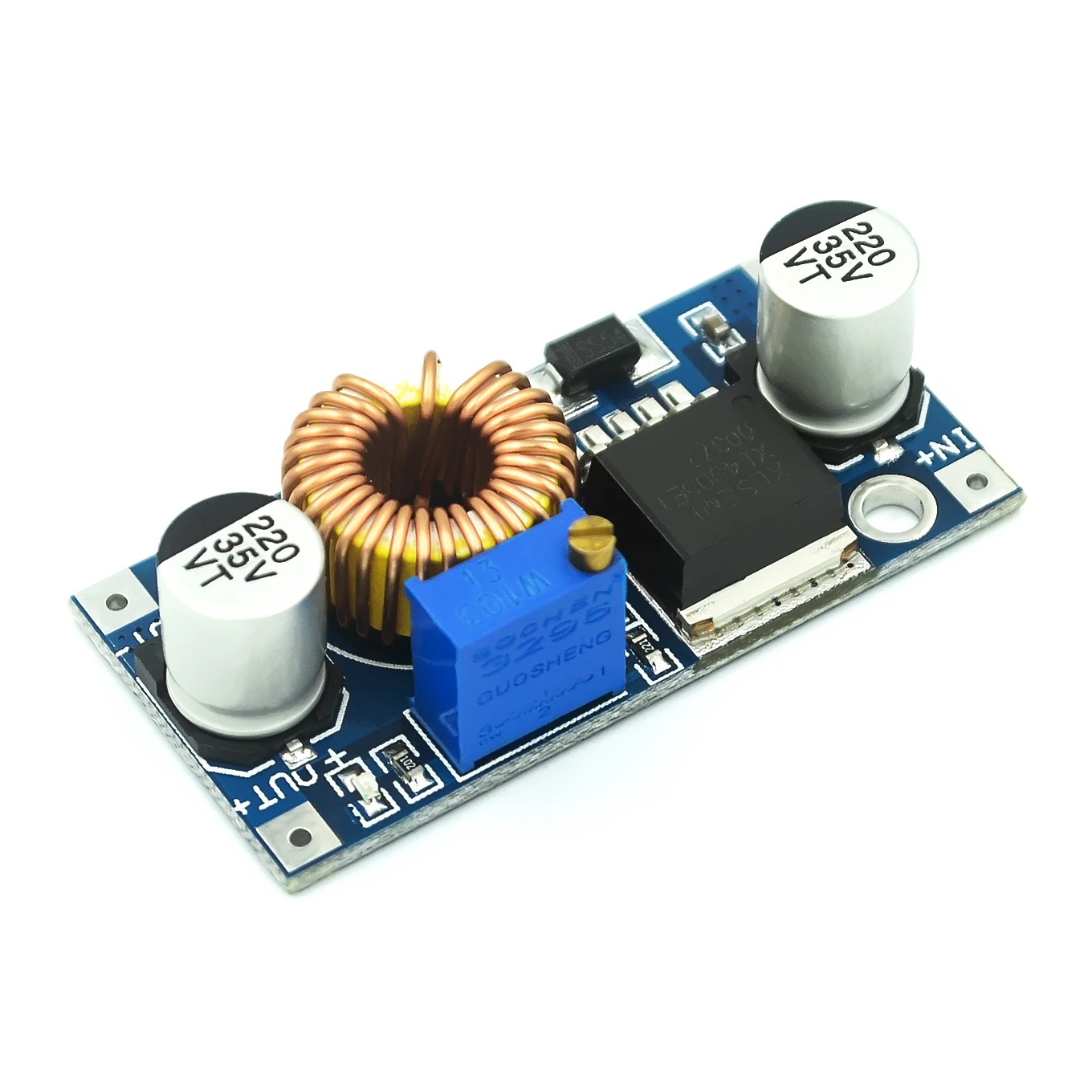 5A DCDC Einstellbares Step-Down-Stromversorgungsmodul High Power XL4005 Hocheffizienter Spannungsregler Fernüber LM2596 – Detail 3