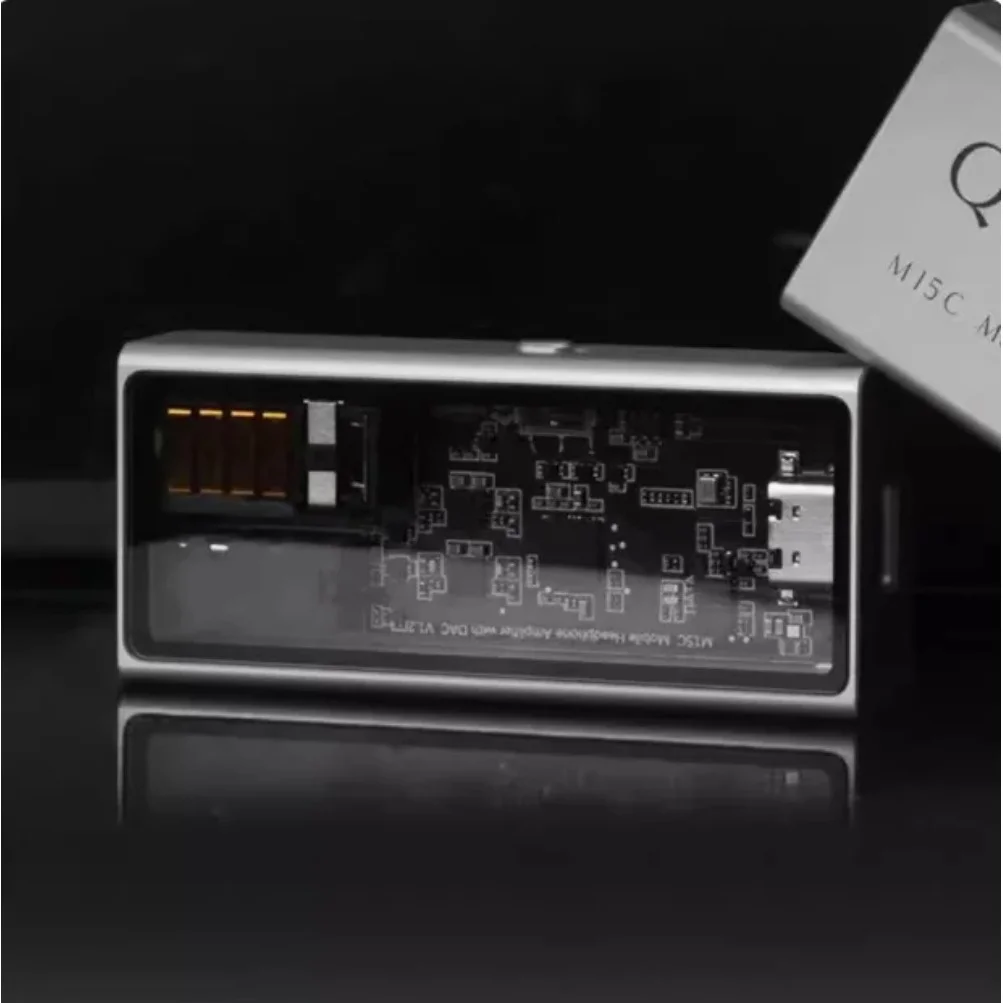 Earphone Amplifier Adapter Audio Decoder Headphone Amplifier Adapter Questyle M15C Portable HiFi Lossless Decoding Ear Amplifier Thrust Mobile Phone Small Tail Decoder for M15 DAC