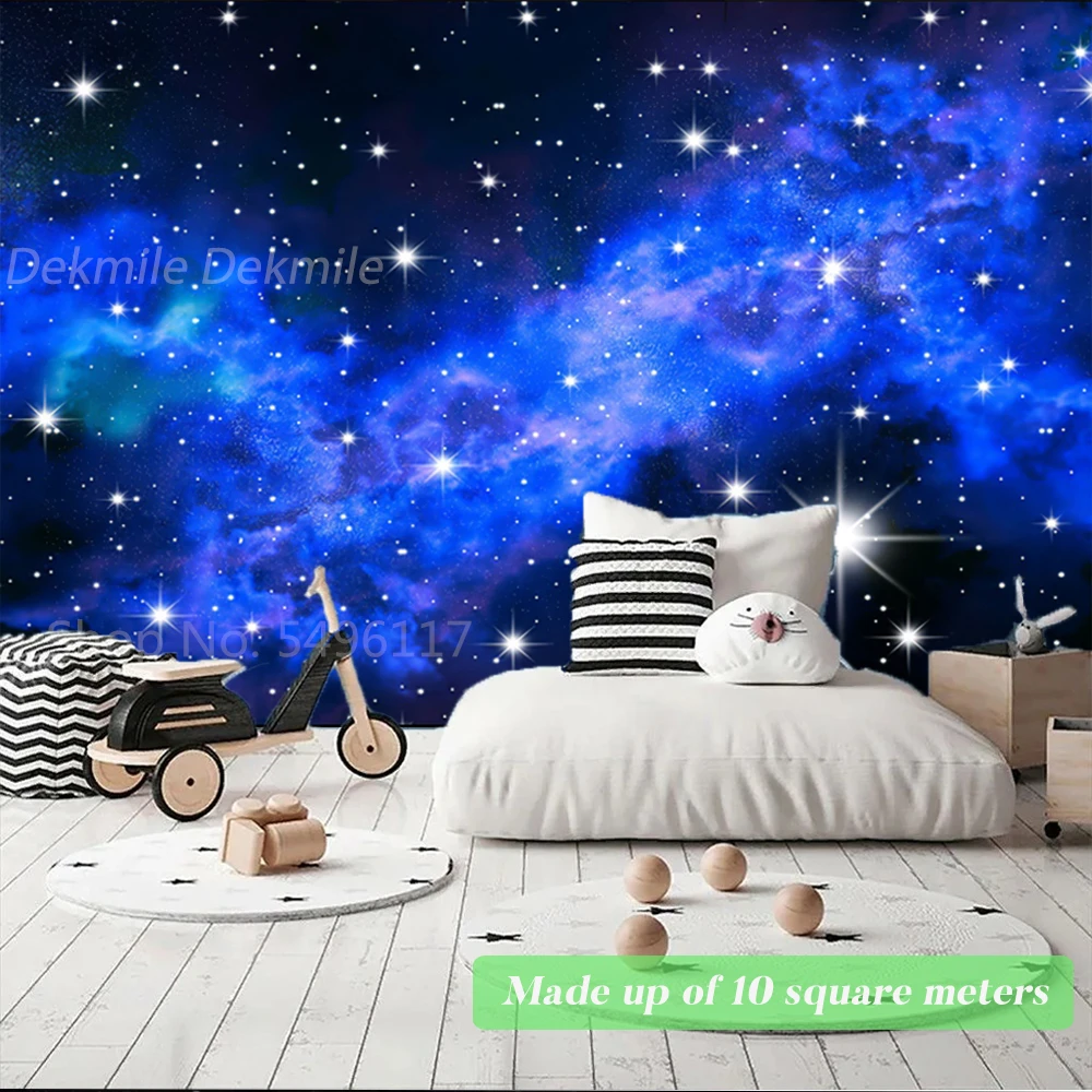 espaço planeta galáxia murais quarto dos miúdos