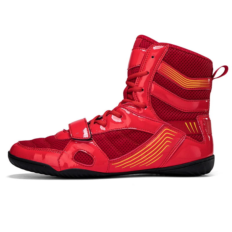Men Boxing Boots Unisex High Top Comfortable Outdoor Fighting Sneaker Training Wrestling Shoes Men Professional Boxing Shoes