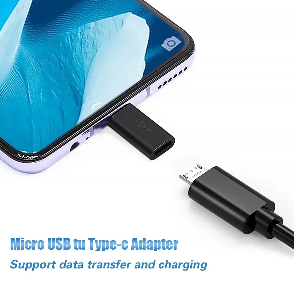 Micro USB Female To Type C Male Adapter Type-C Micro USB Charging Convert Connector for Xiaomi Redmi Huawei OPPO USB-C Converter
