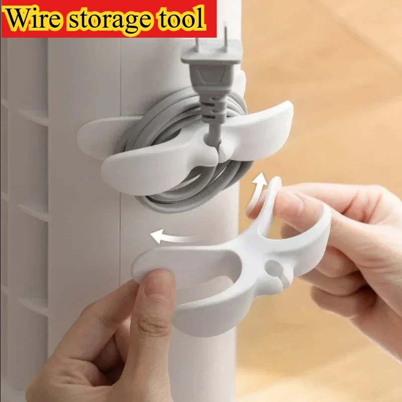 Kitchen Appliance Cord Wrapper Cable Management Clip Holder for Air Fryer Coffee Machine Fixer 3PCS Cord Winder Organizer