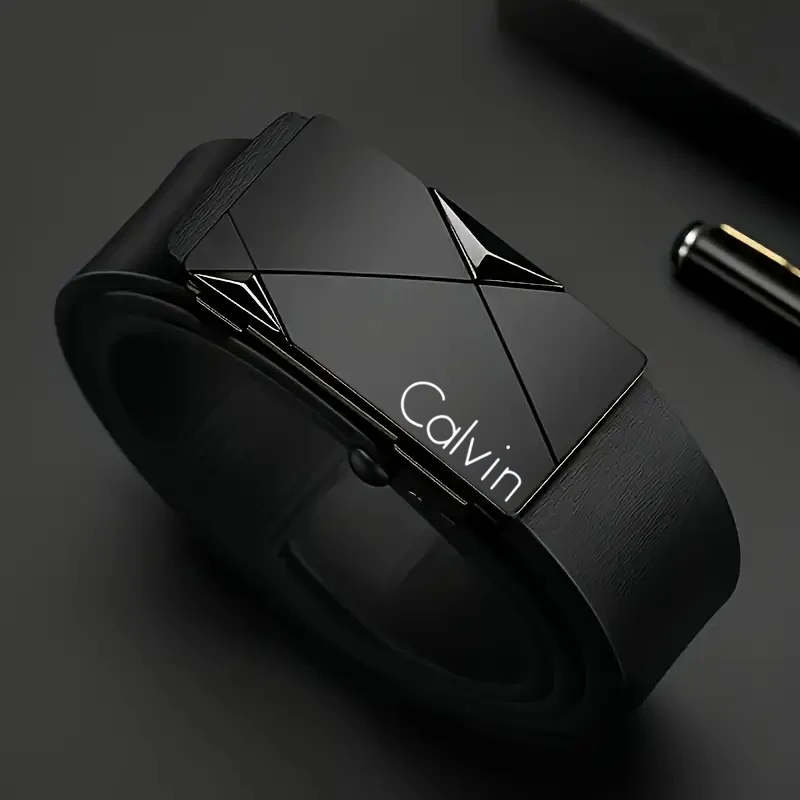 Stylish Men PU Leather Belt
