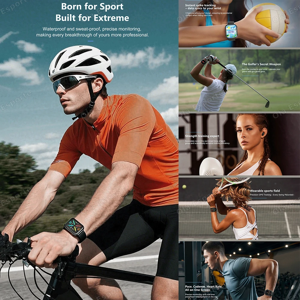 New Smart Watch TWS 2-in-1 Headset Bluetooth Call Heart Rate Health Monitor Headphones Play Music Waterproof Sports Smartwatch