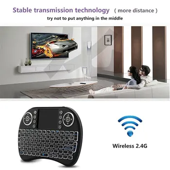 I8 Mini Wireless Keyboard 2.4G Air Mouse Remote Touchpad For Android TV Box PC Smart TV 4